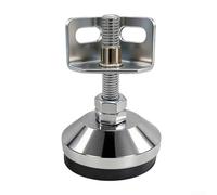 Patas de muebles de rosca M10 x 1,5 mm con base de 50 mm para un ajuste uniforme en muebles de oficina en casa y hostelería (50 M10 x 50 + M10)