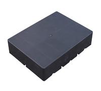 Patas de palé de plástico impermeables a prueba de humedad para tambores de aceite, diseño versátil de juntas negras, 60 x 40 cm, perfectas para almacenes y soluciones de almacenamiento