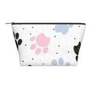 Patas De Perros Coloridas Dibujadas A Mano, Bolsa de artículos de tocador Bolsa de Maquillaje Bolsa de cosméticos Bolsa de artículos de tocador de Viaje portátil