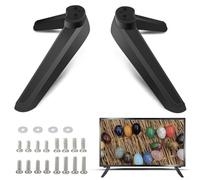 Patas de pie estables para TV compatibles con múltiples modelos de televisión, fabricadas con material ABS resistente al desgaste, soporta hasta 45 kg y ayuda a organizar el espacio vital