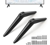 Patas de repuesto para soporte de TV Hitachi JVC Sanyo Haier, mide la distancia del agujero del televisor, solo compatible con agujeros de TV, distancia central de 1 cm a 2,8 cm, con tornillos, color
