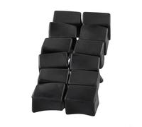 Patas de silla que no dejan marcas para uso doméstico y de oficina que ayudan a preservar el acabado del suelo mientras que permite un reposicionamiento suave de los muebles (20 x 30 mm)