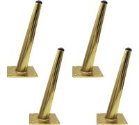 Patas de Sofá de Ferro Mediados de Siglo, Patas de Muebles Soporte de Metal con Tornillos, Patas para Muebles Inclinado con Resistentes a los Arañazos, para Mueble de TV, Cajones