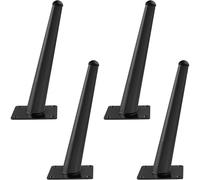 Patas de Sofá de Ferro Mediados de Siglo, Patas de Muebles Soporte de Metal con Tornillos, Patas para Muebles Inclinado con Resistentes a los Arañazos, para Mueble de TV, Cajones