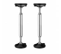 Patas de Soporte Ajustables para armarios, Acero Inoxidable, 2 | Patas de soporte ajustables de alta resistencia para gabinetes, hechas de acero inoxidable, fáciles de instalar, adecuadas