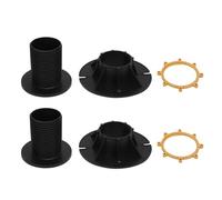 Patas de soporte de cama ajustables y resistentes, 2 patas centrales de piel para cama, sofá, mesa, armario, plástico PP duradero, 120-170 mm de altura, mejora la estabilidad y el apoyo