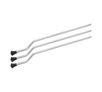 Patas de soporte para piso de tambor, garantizan la estabilidad del tambor de percusión, tamaño aproximado de 49,6 x 6,4 cm, reemplazo de patas de mantenimiento para reuniones, conciertos, camping,