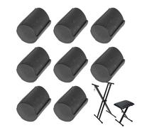 Patas De Soporte Para Teclado Electrónico | 8 Piezas Antideslizantes Y Amortiguadoras - Cubierta Protectora De Patas Para Piano Y Teclado - Músico, Estudiante, Profesor, Intérprete en, Hogar, Estudio