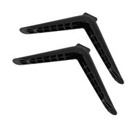 Patas de Soporte para TV Base de Pedestal 14mm Plástico Negro | Mesa y Cristal, Acceso Fácil a Puertos E Indicadores, Instalación Sencilla, Amplia Compatibilidad