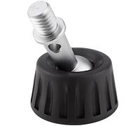 Patas de trípode de goma con tornillo de 3/8 pulgadas, para pie de trípode de rosca (3 piezas)