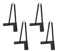 Patas for Muebles, Patas Triangulares for Mesa, de Repuesto for, Horquilla for sofá, Metal Negro for Comedor, for gabinetes(40cm/15.7in)