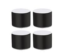 Patas for sofá, Juego de 4 elevadores Cama Acero al Carbono, Muebles autoadhesivos Alta Resistencia, Patas, añaden Altura a Camas y armarios, soportan 2000 kg(Black,5.2cm)