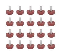 Patas niveladoras ajustables resistentes multiusos, no para muebles, 20 unidades, para suelos irregulares, interiores y exteriores, a prueba de arañazos, almohadillas para patas de muebles