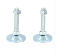 patas niveladoras de alta resistencia, 2 patas niveladoras fijas, nivelador de muebles 7,1 cm (2,8 pulgadas) longitud, ajustables for, alta resistencia(70*M16*100mm)