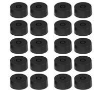 Patas para Carcasa de PC Ajuste 8mm, PE Negro | Diseño de Inserción y Encaje, Reduce Resonancia y Estrés, para Carcasas Externas y Micro Cajas
