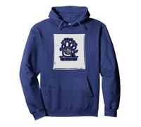 Patas para la reflexión: Regalo Personalizado para Amantes de los Perros con Foto de Mascotas Sudadera con Capucha, Unisex para Adultos, Azul Marino, S