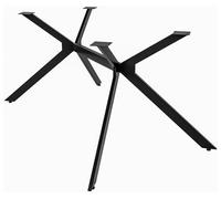 Patas para mesa cascada metal negro 73x135x72 cm