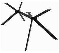 Patas para mesa cascada metal negro 93x155x72 cm