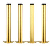 Patas para Mesa Centro, 4 Piezas Pies de Muebles Regulables Pies para Mesa Doradas Patas Armario Aleación de Aluminio | Proceso de Pintura al Horno Pata Cama Altura Opcional: 20-110cm 110cm/43.3"