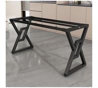 Patas para Mesas Metálicas Industriales Soportes para Muebles de Bricolaje Con Almohadillas Ajustables Barras Transversales Reforzadas Diseño de Instalación a Presión Y Construcción Soldada Integrada