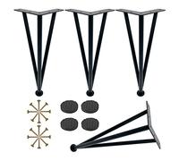 Patas para Mesas Patas de muebles ajustables de 10 cm, 15 cm, 20 cm, 25 cm, 30 cm, 35 cm, 40 cm y 60 cm, patas de mesa de metal modernas, patas de muebles para baño y cocina, patas de repuesto para mu