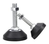 Patas para muebles, 12 patas de nivelación ajustables, patas de torno roscadas, base giratoria, almohadillas para muebles de mesa, silla, ajuste nivelador, pie nivelador M8 M10, accesorios de