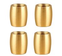 Patas para muebles - 4 patas de silla de latón, patas pequeñas para muebles | Patas de mesa regulables en altura, patas de cocina para sillón, silla, reposapiés, mesa baja, patas de reemplacem