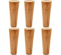 Patas para muebles, 6 patas de mesa for silla con placa montaje, tornillos, sofá familiares, repuesto for muebles(12cm)