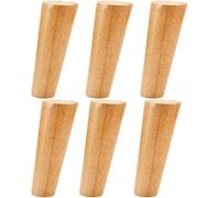 Patas para muebles, 6 piezas for sofá, mesa, armario, silla, mueble de TV, patas cónicas oblicuas(15cm)