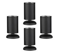 Patas para Muebles de 8 cm,10 cm,12 cm,15 cm,20 cm y 25 cm,Ajustables en Altura,Ideales para mesas de Centro,armarios,sofás y Camas. Patas de Repuesto,Color Negro (10 cm/3,9 Pulgadas).