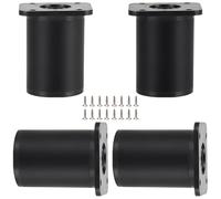 Patas para muebles de cocina 8cm, 4 Piezas patas metalicas para muebles de diseño Pies de Soporte Pies de Sofá Aleación Aluminio | Acabado Anodizada Pies de Metal Altura: 6-40cm Baño 8cm/3.1"