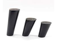 Patas para Muebles, Patas de Mesa, Patas de sofá en ángulo Recto/Oblicuo, Hechas de Madera Maciza, Placa de Montaje Gruesa de 2 mm, adecuadas para Varios Estilos, Patas Libres de contaminaci