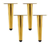 Patas para Muebles Patas para mesas Patas De Muebles Patas De Muebles De Reemplazo, Patas De Mesa De Metal Bricolaje, Patas De Muebles Cónicas con Almohadillas De Goma Antideslizantes, para