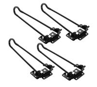 Patas plegables para mesa de horquilla, patas de metal para muebles de bricolaje, escritorios, mesas de laptop, incluye tornillos de montaje, diseño elegante, 50 cm de altura