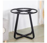 Patas redondas de metal para mesa con soporte de viga transversal reforzado, impermeable, altura ajustable de 23.6 pulgadas/28.3 pulgadas, perfectas para mesas de comedor y escritorios de café