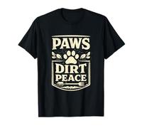 Patas Tierra Paz Regalo Amante Perros Jardinero Camiseta