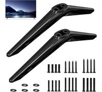 Patas TV Universal para TCL de 32, 40, 49, 50 y 55 Pulgadas Soporte Universal para Televisores Compatible con Roku, Sharp, Samsung, LG, Sony y Hisense, Base con Tornillos, Fácil de Instalar