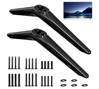 Patas TV Universal para TCL de 32, 40, 49, 50 y 55 Pulgadas Soporte Universal para Televisores Compatible con Roku, Sharp, Samsung, LG, Sony y Hisense, Base con Tornillos, Fácil de Instalar.