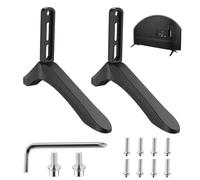 Patas TV Universal para TV de 32 a 65 Pulgadas Soporte Universal para Televisores en Material ABS Compatible con Sharp, Samsung, LG, Sony y Hisense, Soporte para TVs Base con tornillos, Fácil de insta