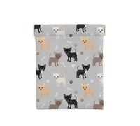 Patas y Huesos de Chihuahua, Squeeze Top Wallet Bolsa de Almacenamiento para Mujer Monedero pequeño Bolsa de Cambio