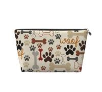 Patas y Huesos de Perro, Bolsa de artículos de tocador Bolsa de Maquillaje Bolsa de cosméticos Bolsa de artículos de tocador de Viaje portátil