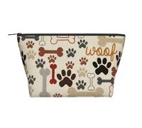 Patas y Huesos de Perro, Bolsa de artículos de tocador Bolsa de Maquillaje Bolsa de cosméticos Bolsa de artículos de tocador de Viaje portátil