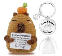 Patata Positiva,Capybara Positiva,Emotional Support Capybara,Regalos Originals Divertido con Tarjeta Positiva con Mensaje Inspirador Soy para Mejor Amiga Novia Parejas Hombres