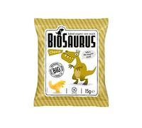 Patatas fritas de maíz Dinosaurios sabor queso sin gluten BIO 15 g BioSaurus