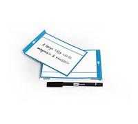 PATboard Scrum Board & Kanban Board Large Task Cards Magnético - Set de 8-6 colores - Blue