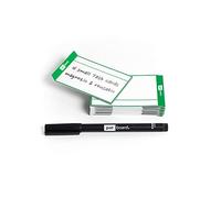 PATboard Scrum Board y Kanban Board pequeño Task Cards Magnético - Set de 16-6 colores - Verde