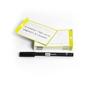 PATboard Tablero Scrum y Tablero Kanban Task Cards - Magnéticas - 16 Tarjetas de Tareas - Verde lima