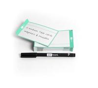 PATboard Tablero Scrum y Tablero Kanban Task Cards - Magnéticas - 16 Tarjetas de Tareas - Verde menta