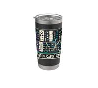 PATCH CABLE CALM Modular Synth Patchbay, Controladores de Vaso térmico de acero inoxidable de doble pared