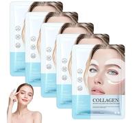 Patch De Colágeno Para Ojeras Y Bolsas Bajo Los Ojos, Ajuste De Contorno Completo De 360°, Hidratante Y Firmeza Para Líneas Finas, Apto Para Todos Los Tipos De Piel (5pcs)